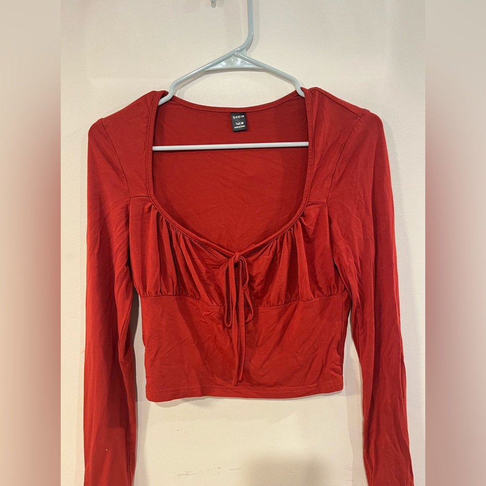 Burgundy Shein Long Sleeve